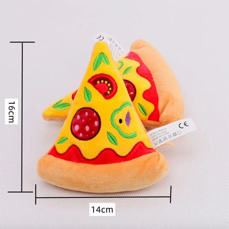 CT7261 1 Pieza De Juguete De Peluche Con Diseño De Pizza Para Mascota - Imagen 2