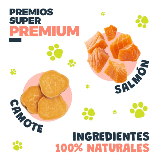CT7978 1 Pieza De Snack Suaves Salmon Camote 100 gr - Imagen 2