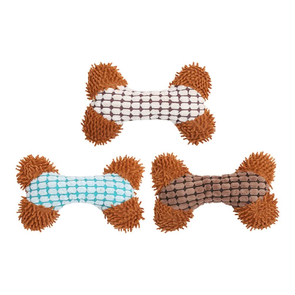 CT9246 1 Pieza De Juguete De Peluche Con Diseño De Hueso Para Mascota