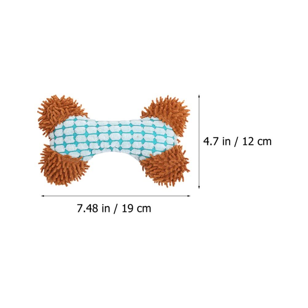 CT9246 1 Pieza De Juguete De Peluche Con Diseño De Hueso Para Mascota - Imagen 4