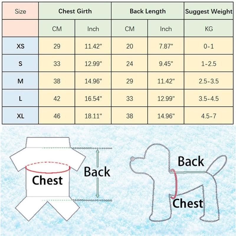 CT9335 1 Pieza De Ropa De Invierno Para Mascota - Imagen 5