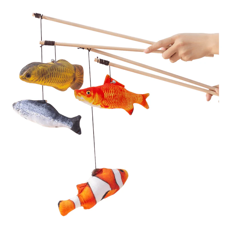 CT9390 1 Pieza De Vara De Juguete Con Peluche De Pez Para Mascota - Imagen 2