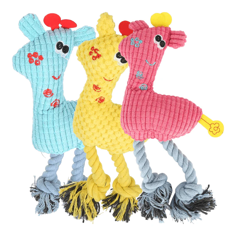 CT9727 1 Pieza De Juguete De Peluche Con Diseño De Jirafa Para Mascota