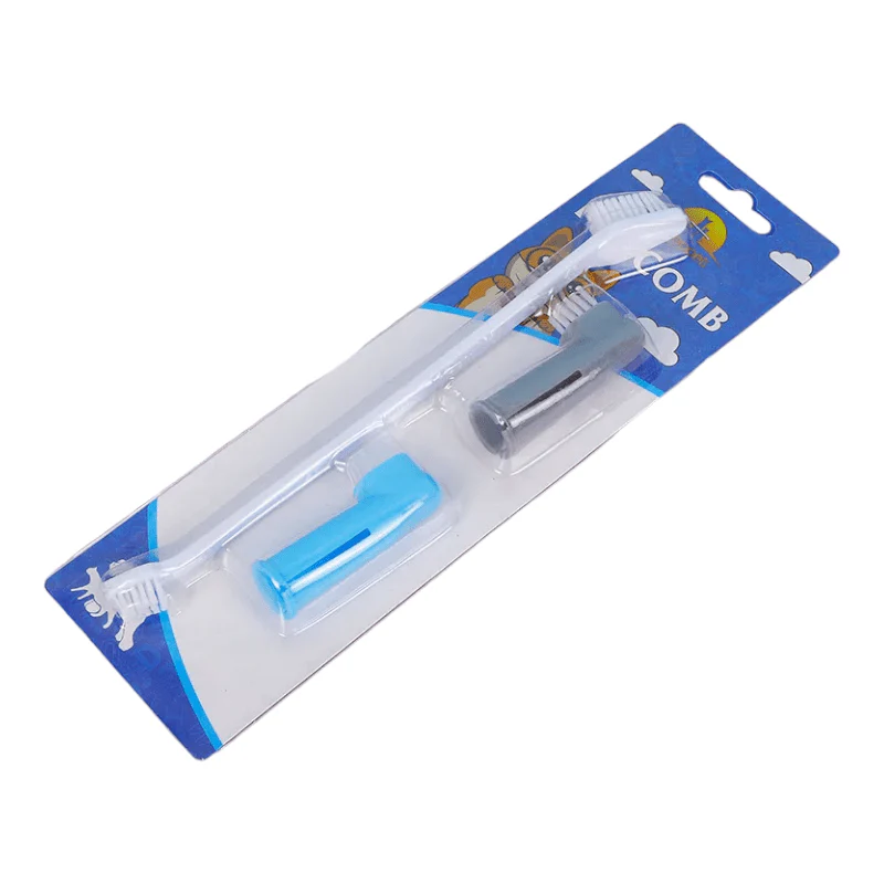 CT9741 1 Kit De Cepillo De Dientes y 2 Piezas Dedal Para Mascota - Imagen 2