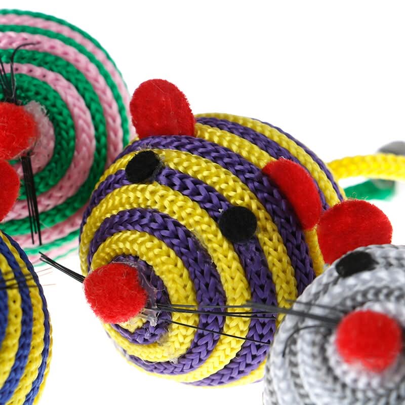 CT9797 1 set Juguete Pelota Con Cola De Cascabel Para Mascota - Imagen 4