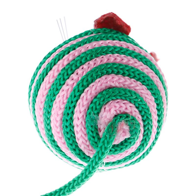 CT9797 1 set Juguete Pelota Con Cola De Cascabel Para Mascota - Imagen 5