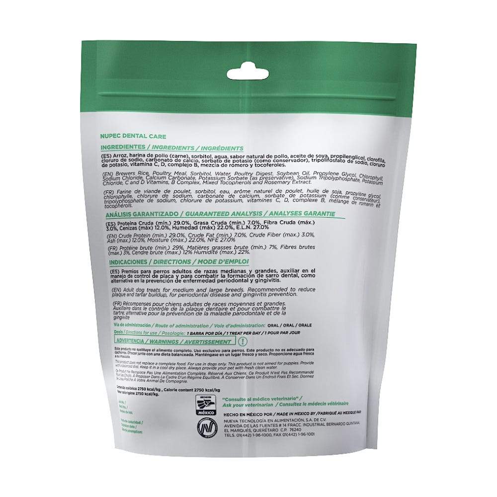 Premios Dental Care Nupec 05 bolsas de 180Gr Premios para el Aliento del Perro - Imagen 2