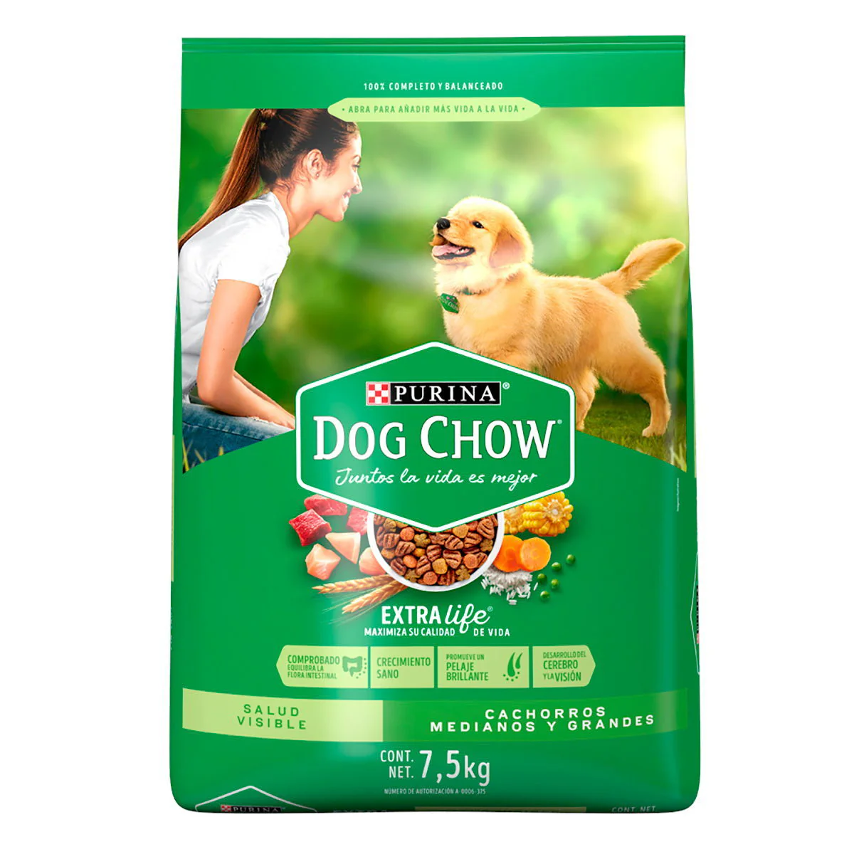 Purina Dog Chow Puppy Raza Mediana y Grande Alimento para Cachorro - Imagen 2