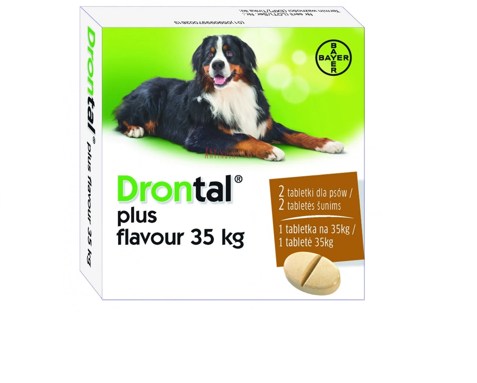 Drontal Dog Perros Grandes (35 kg) 24 Tabletas