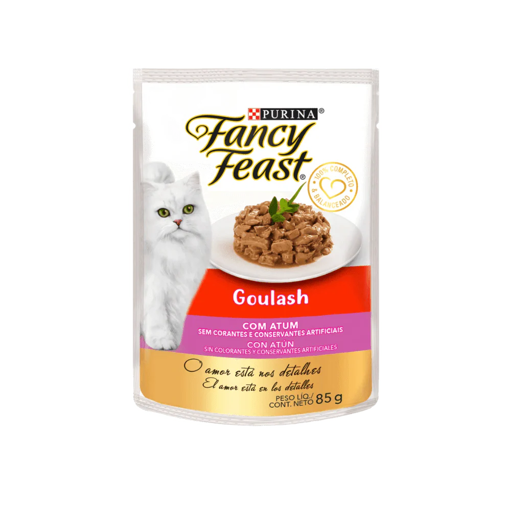 Fancy Feast Goulash Atún Purina Pouch Húmedo 85 gr