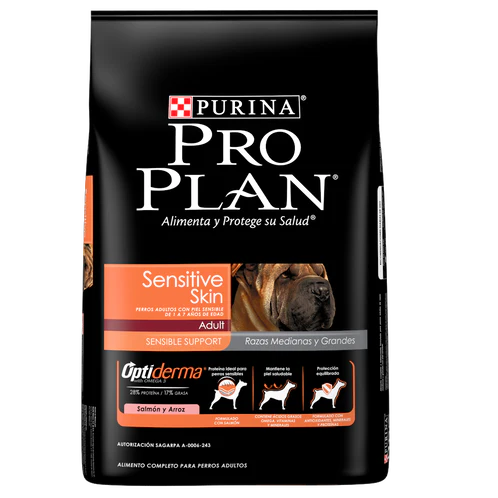 Pro Plan Alimento Perros Razas Medianas/Grandes Piel Sensible Optiderm - Imagen 6