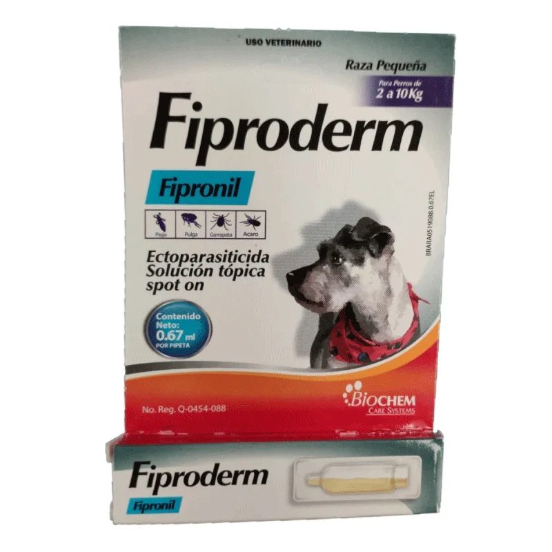 Pipeta Antipulgas Fiproderm - Biochem
