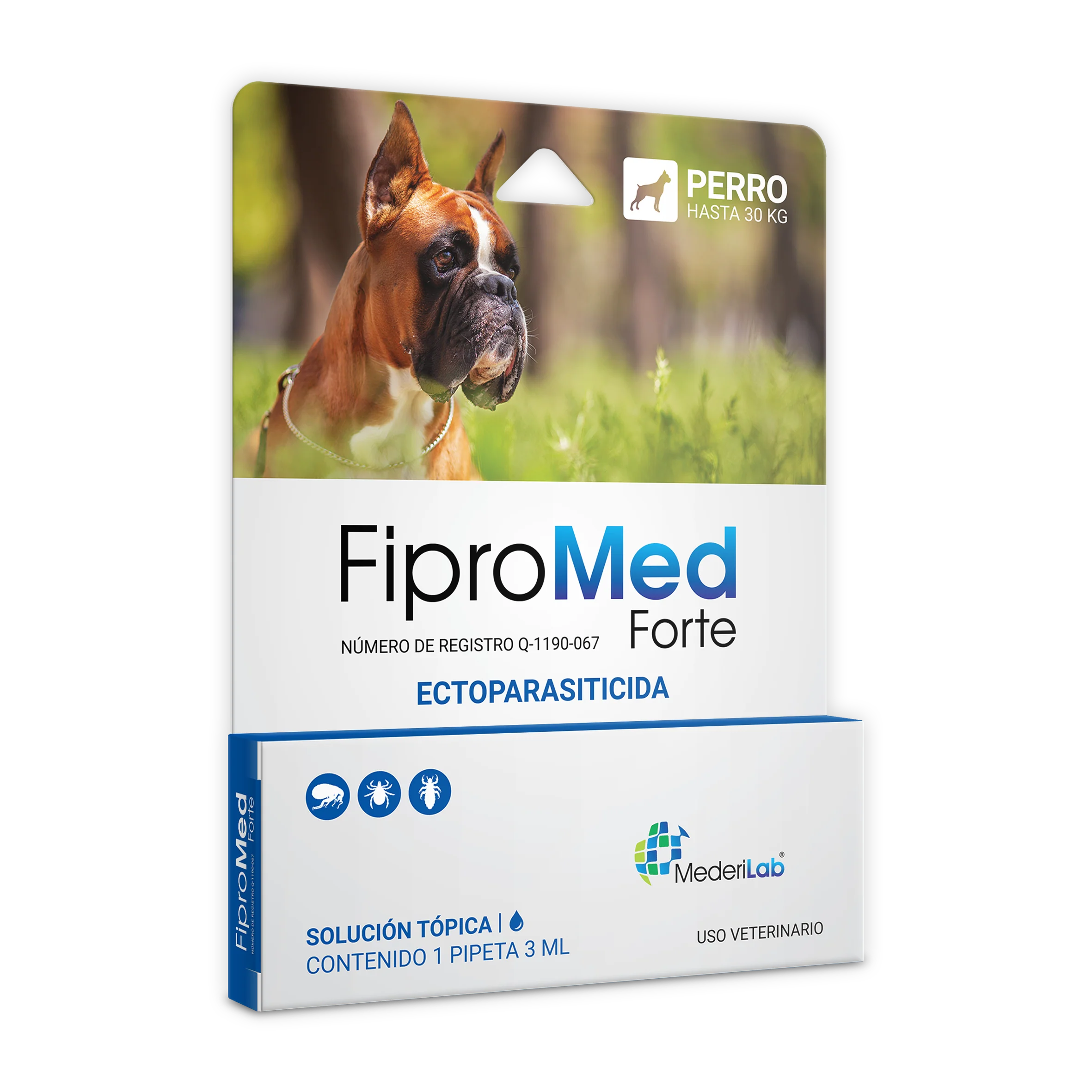 Fipromed Forte Perros 20 kg a 30 kg (1 Pipeta 3.0 mL)