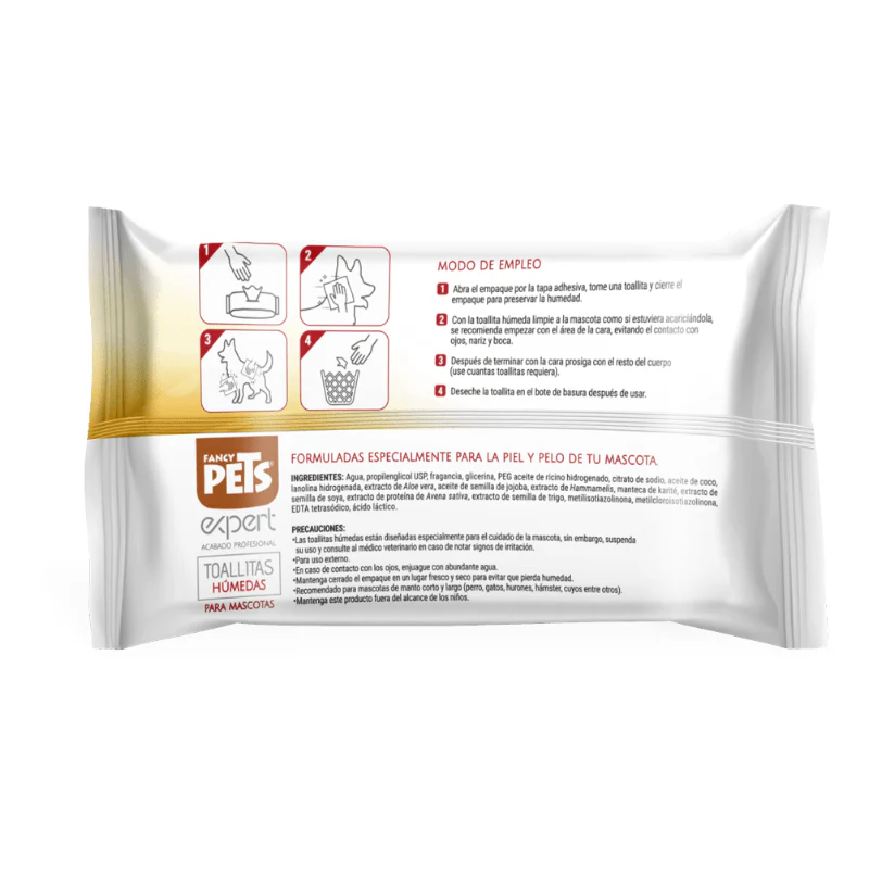 FL4137 40 Piezas de Toallitas Húmedas Para Mascota - Imagen 2