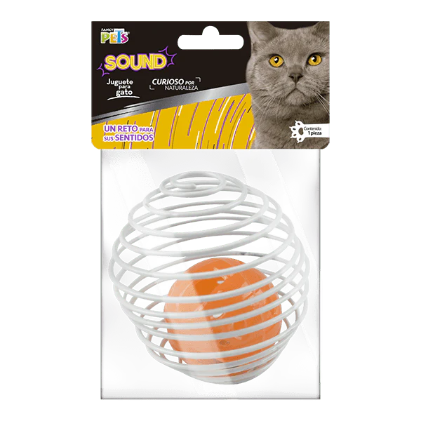 FL8265 1 Pieza Juguete Sound Pelota Enjaulada Para Mascotas