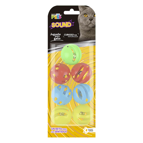 FL8267 1 Set 7 Piezas Juguete Sound Pelota Con Sonido Para Mascotas