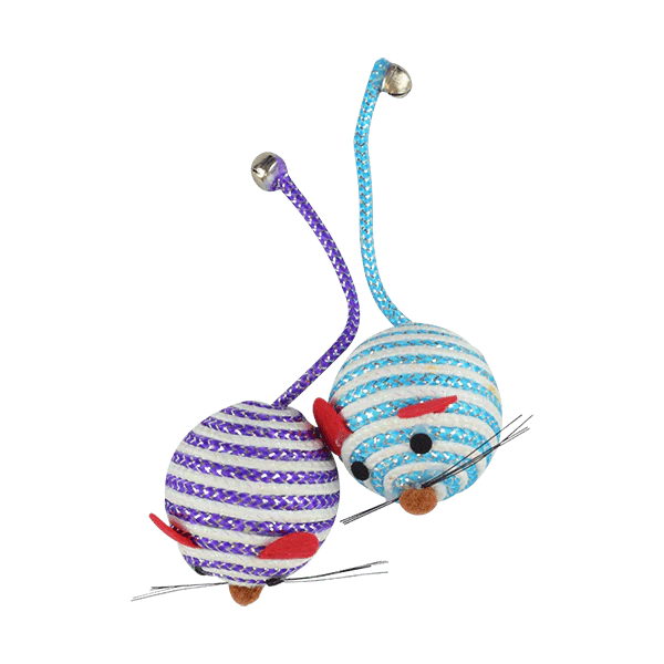 FL8268 2 Piezas Juguete Catch Ratón Con Sonaja Para Mascotas - Imagen 2