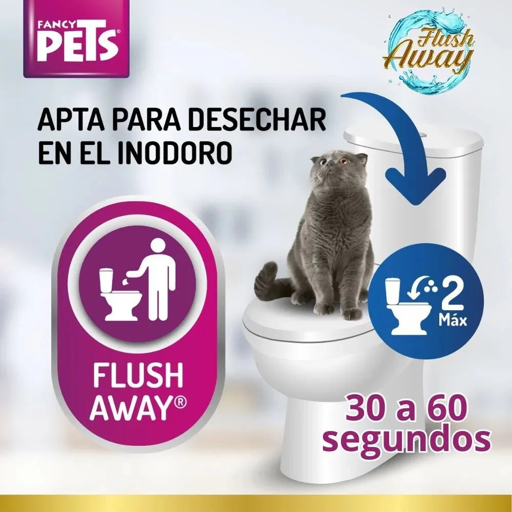 FL9052 1 Pieza De Arena Flush Away Para Gato 4 kg - Imagen 5