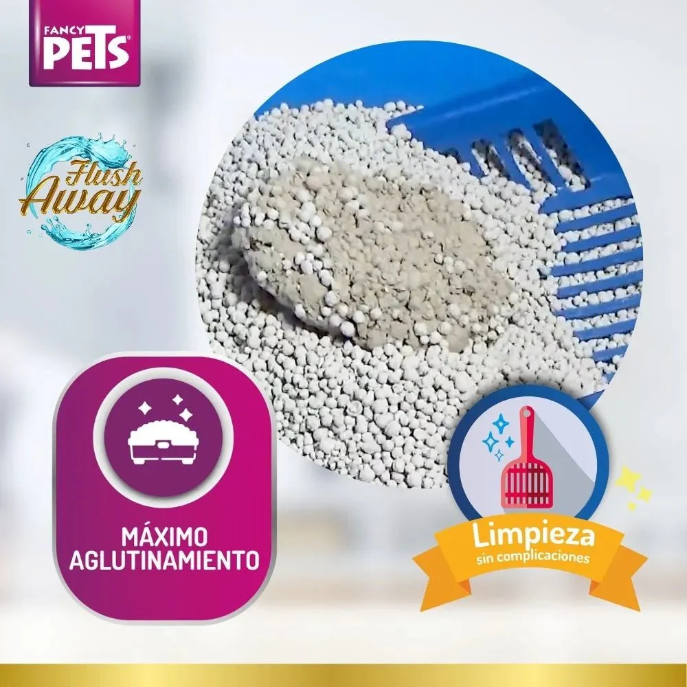FL9052 1 Pieza De Arena Flush Away Para Gato 4 kg - Imagen 4