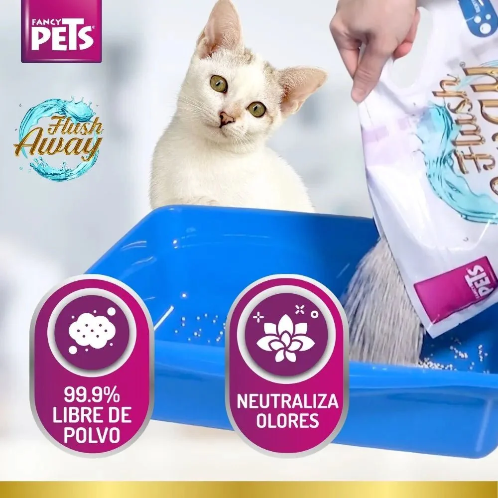 FL9052 1 Pieza De Arena Flush Away Para Gato 4 kg - Imagen 7