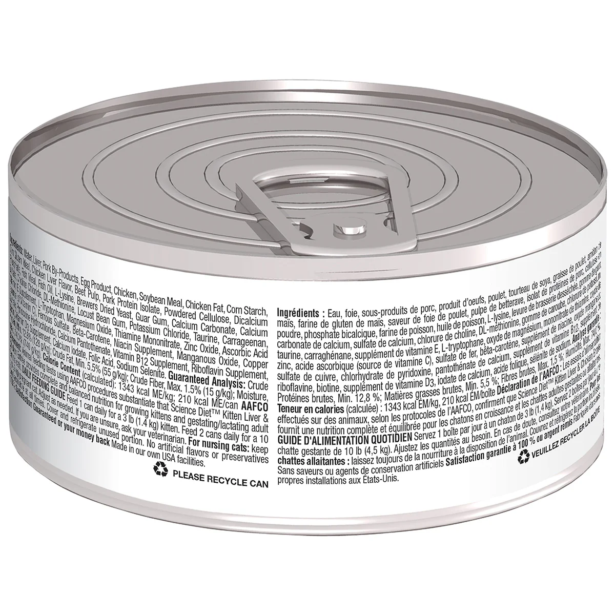 Hills Science Diet Kitten Alimento Gatos Original Lata 156 gr Alimento Humedo - Imagen 5