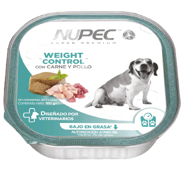 Nupec Weight Control 100 gr (Alimento húmedo con Carne y Pollo)