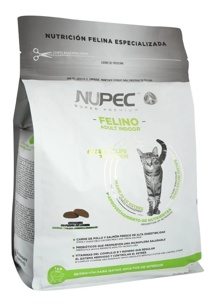 Nupec Alimento Gatos Adultos Indoor
