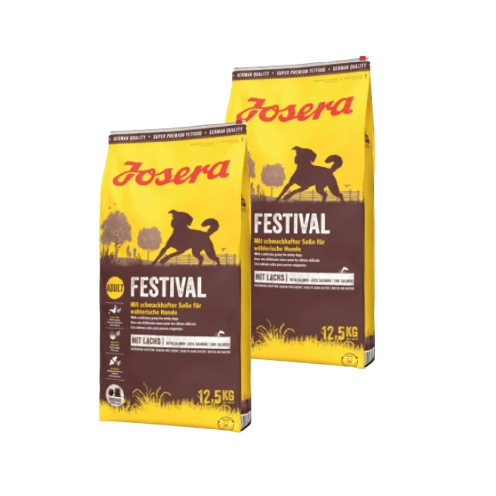 Pack 2x Josera Festival Perro 12.5kg