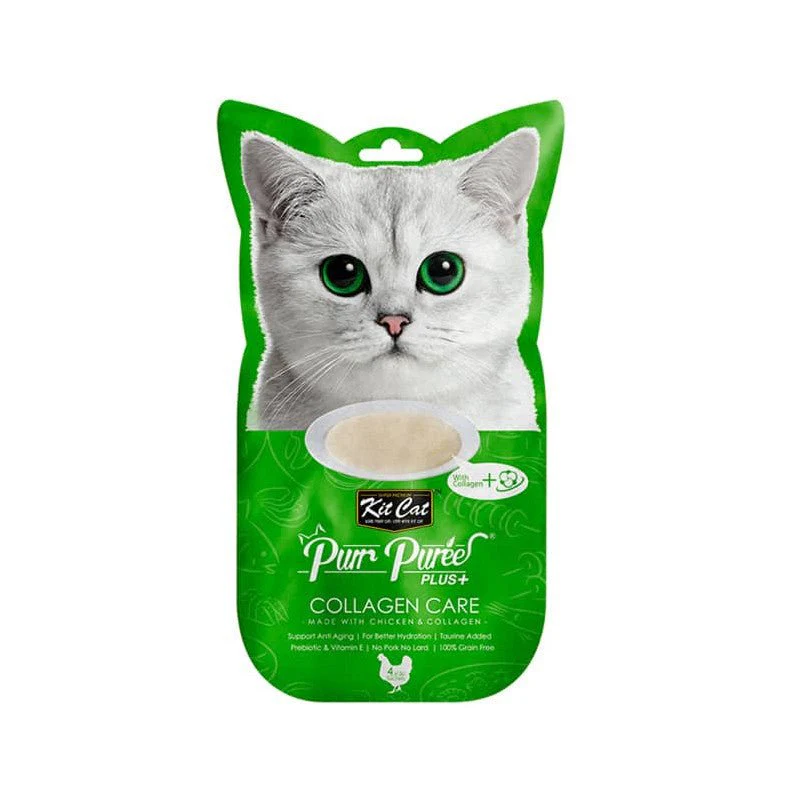 Kit Cat Purr Purée Plus+ Chicken & Collagen Care