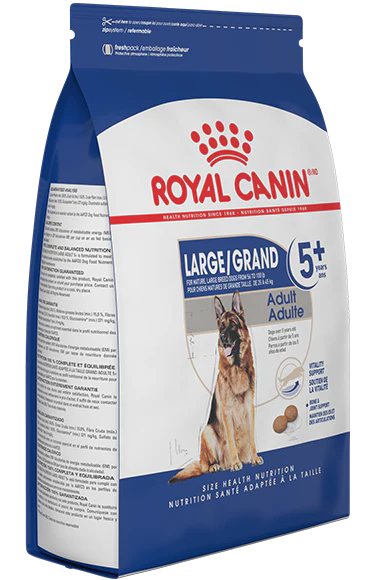 Royal Canin Alimento Perro Large Adult+5 Raza Grande Adulto Mayor Croqueta 13.6kg iPos