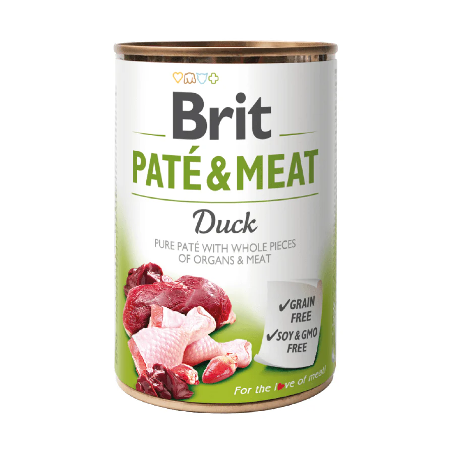 Lata Brit Pate & Meat Duck 400Gr