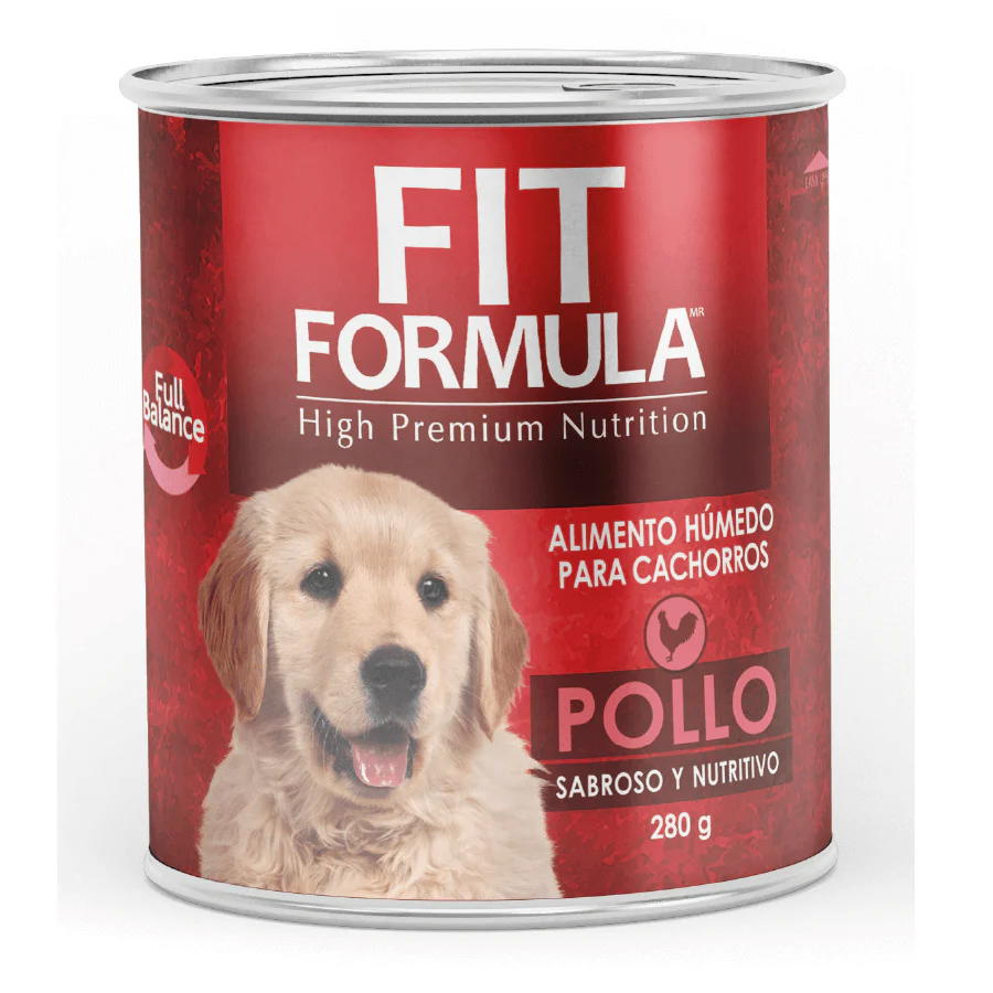 Lata Fit Formula Cachorro - Pollo 280 Gr