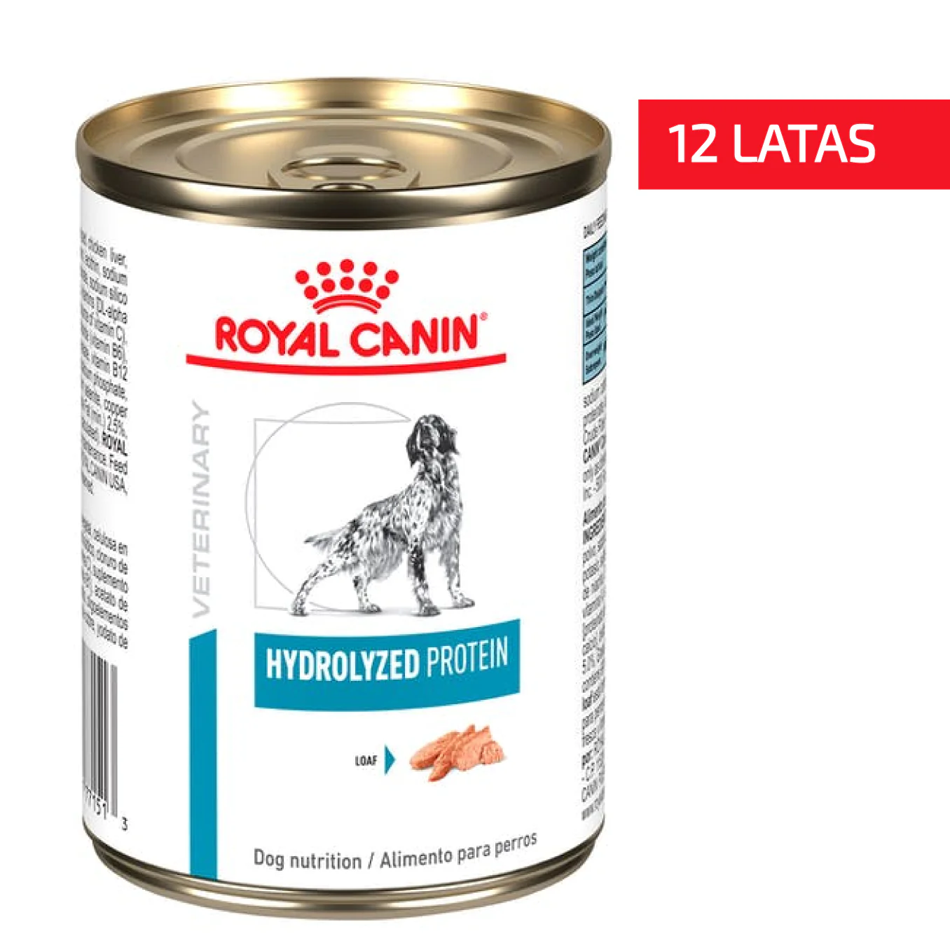 Lata Royal Canin Hypoallergenic Hydrolyzed Protein 390 Gr