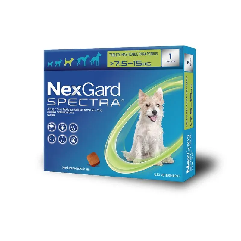 Nexgard Spectra Antipulgas y Garrapatas para Perro 1 Tableta - Imagen 4