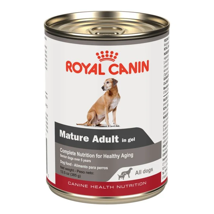 Royal Canin Mature All Dogs in Gel Alimento en Lata para Perros Adulto Mayor +7 Todas las Razas 385gr