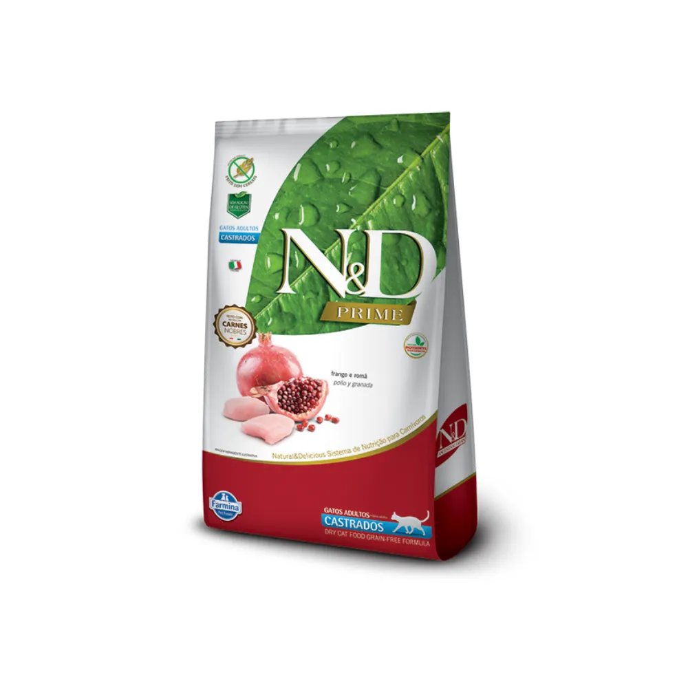 N&D Prime Gato Pollo & Granada Castrados