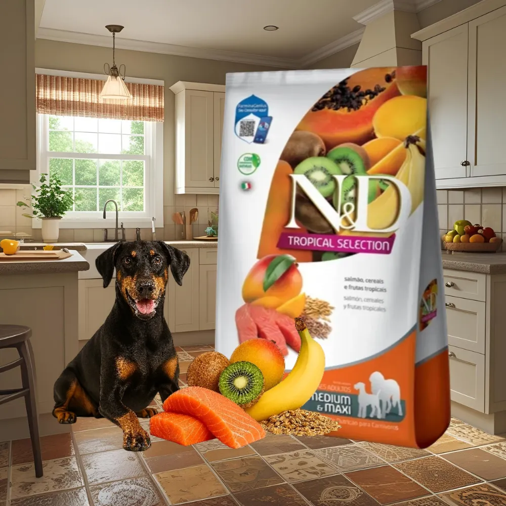 N&D Tropical Perro Adulto Raza Mediana y Grande Pollo 10 Kg - Imagen 2