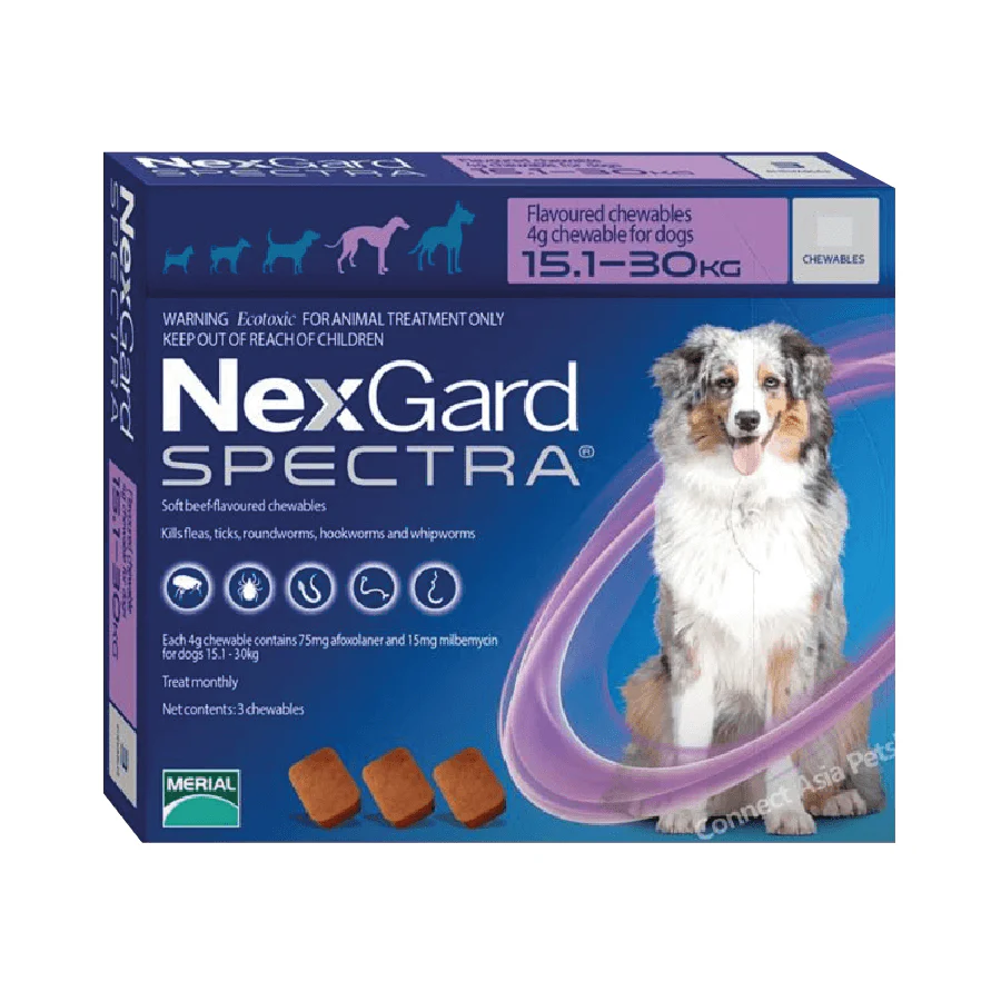 Nexgard Spectra 15 - 30kg 3 Comprimidos