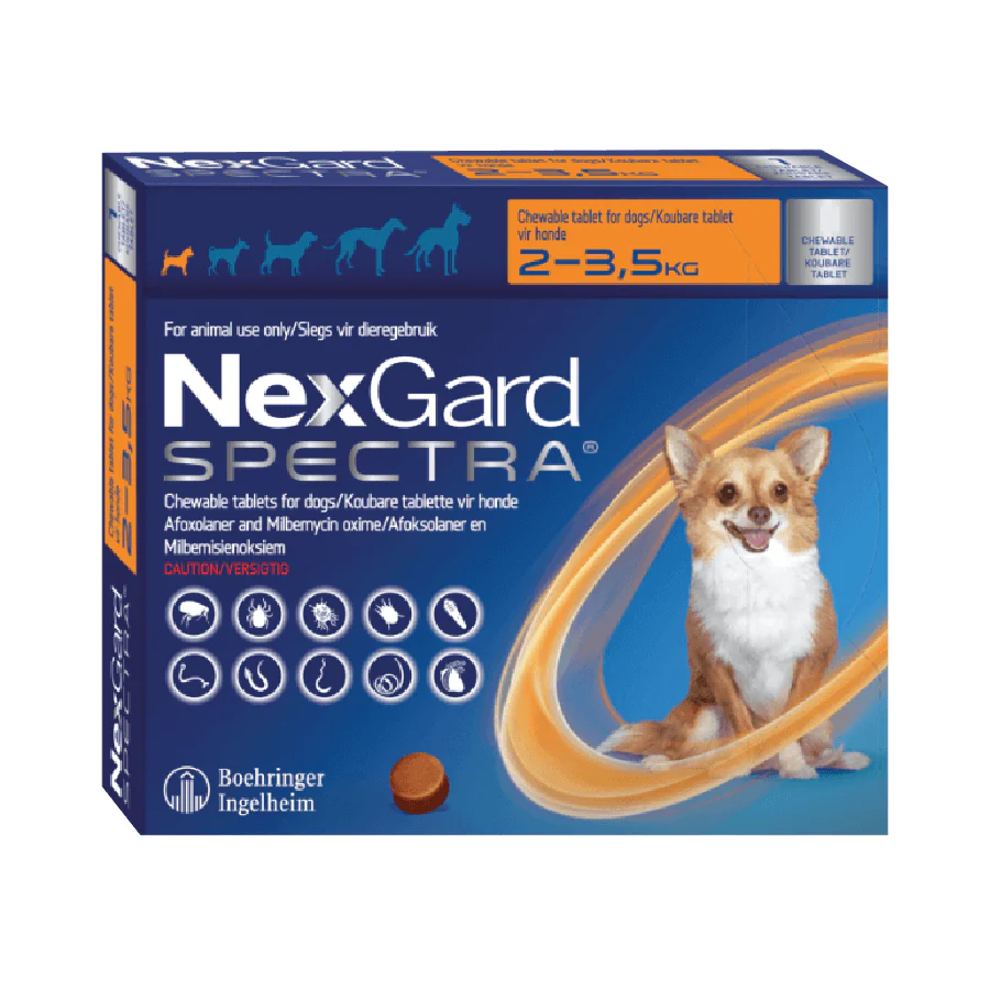 Nexgard Spectra 2 - 3.5kg 1 Comprimido