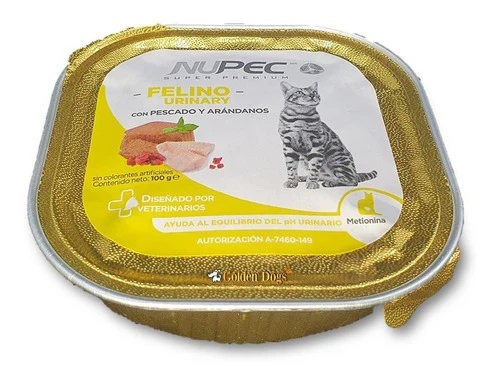 Nupec Caja con 4 piezas Alimento Húmedo Gato Urinary y Hairball 100 Gr - Imagen 6