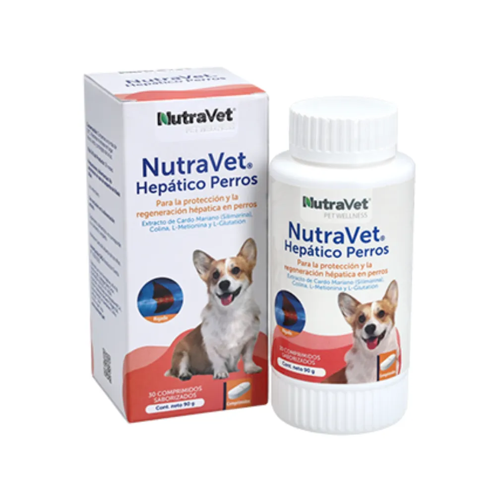 Nutravet Hepatico Perros x 30 Comp