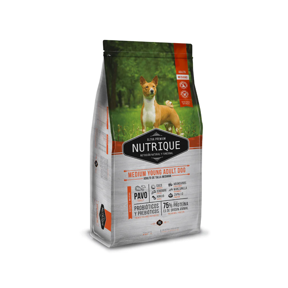 Nutrique Adulto Razas Medianas - Pavo - Imagen 2