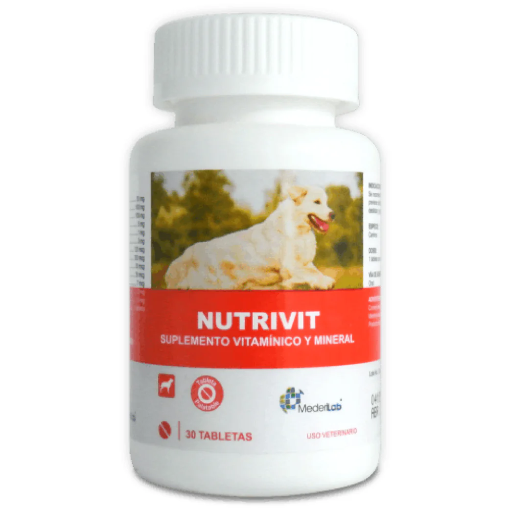 Nutrivit Piel y Pelo Vitaminas y Ácidos Grasos Perro Mederilab