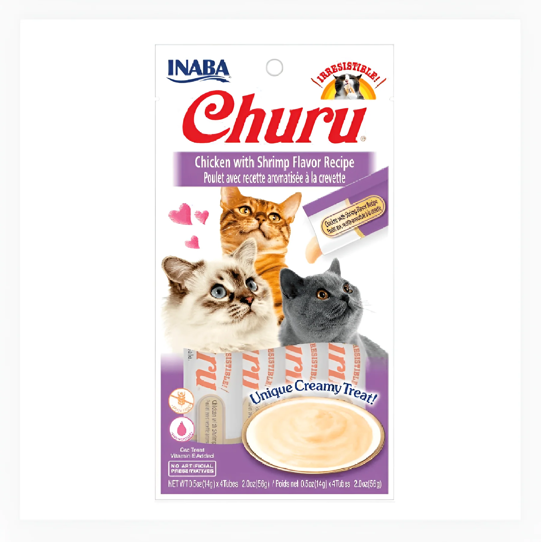 Pack Churu (4 tubos) y Hierba Gatera - especial peluquería Gato - Imagen 3