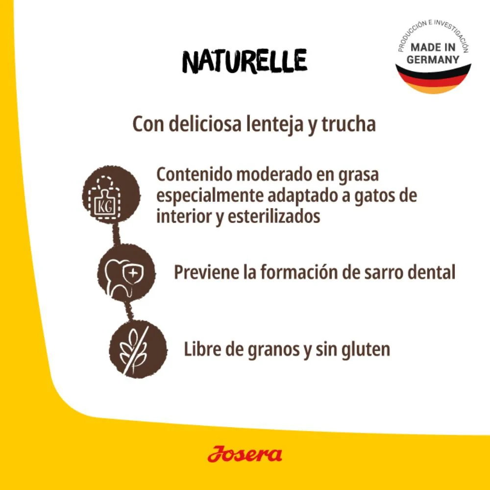 Pack Josera Gato Naturelle 20kg (2x10kg) - Imagen 2