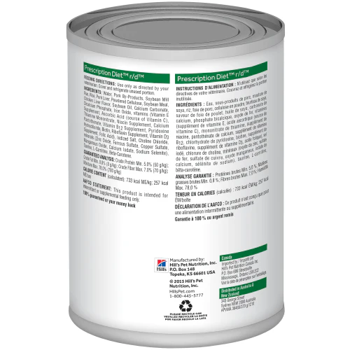 Hills Science Diet Alimento Perros r/d Lata 370 gr Sobrepeso Diabetes Colitis - Imagen 2