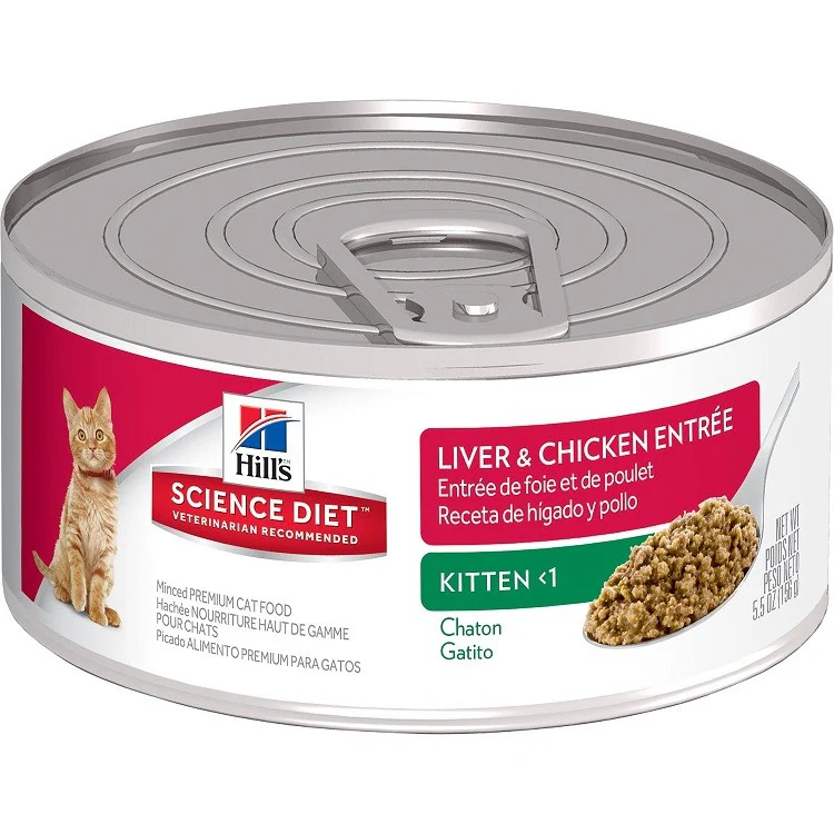 Hills Science Diet Kitten Alimento Gatos Original Lata 156 gr Alimento Humedo - Imagen 4