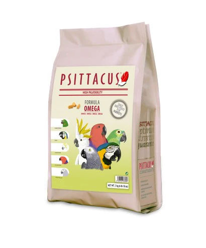 Psittacus Alimento Aves Pienso Formula Omega Croquetas Acidos Grasos Loros Guacamayas - Imagen 4