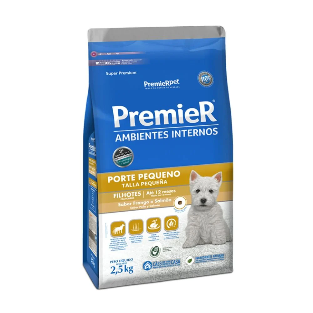 Premier Cachorro Razas Pequeñas - Pollo y Salmón - Imagen 2