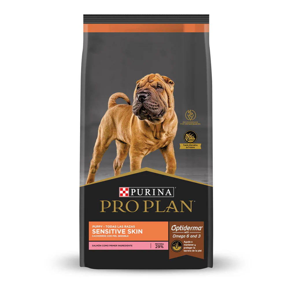 Pro Plan Alimento Perros Cachorros Puppy Salmon Sensitive Skin Todas Razas Optiderm